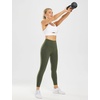 image:imagebaleaf Nuleaf High Waisted Workout Leggings for Women 25  Buttery Soft Tummy Control Gym Fitness Yoga 78 Pant with PocketsDark Green