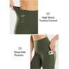 image:imagebaleaf Nuleaf High Waisted Workout Leggings for Women 25  Buttery Soft Tummy Control Gym Fitness Yoga 78 Pant with PocketsDark Green
