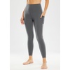 image:imagebaleaf Nuleaf High Waisted Workout Leggings for Women 25  Buttery Soft Tummy Control Gym Fitness Yoga 78 Pant with PocketsDark Grey