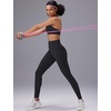 image:imagebaleaf Sweatleaf Womens High Waisted Leggings 25 Tummy Control Butt Lifting Yoga Workout Running PantsBlack