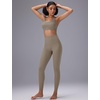 image:imagebaleaf Sweatleaf Womens High Waisted Leggings 25 Tummy Control Butt Lifting Yoga Workout Running PantsKhaki