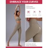 image:imagebaleaf Sweatleaf Womens High Waisted Leggings 25 Tummy Control Butt Lifting Yoga Workout Running PantsKhaki