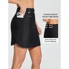 image:imagebaleaf Womens 2025 17 Swim Skirt Bottoms High Waisted Modest Bathing Suit Skirt Tummy Control Swim BottomsBlack