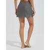 image:imagebaleaf Womens 2025 17 Swim Skirt Bottoms High Waisted Modest Bathing Suit Skirt Tummy Control Swim BottomsDark Gray