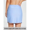 image:imagebaleaf Womens 2025 17 Swim Skirt Bottoms High Waisted Modest Bathing Suit Skirt Tummy Control Swim BottomsLight Blue