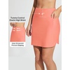 image:imagebaleaf Womens 2025 17 Swim Skirt Bottoms High Waisted Modest Bathing Suit Skirt Tummy Control Swim BottomsScorched Red