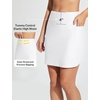 image:imagebaleaf Womens 2025 17 Swim Skirt Bottoms High Waisted Modest Bathing Suit Skirt Tummy Control Swim BottomsWhite