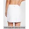 image:imagebaleaf Womens 2025 17 Swim Skirt Bottoms High Waisted Modest Bathing Suit Skirt Tummy Control Swim BottomsWhite
