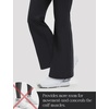 image:imagebaleaf Womens 2629 Work Pants Stretchy Golf Lightweight Stretch Flare Dress Pant Pockets Bussiness UPF 5029inblack