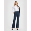 image:imagebaleaf Womens 2629 Work Pants Stretchy Golf Lightweight Stretch Flare Dress Pant Pockets Bussiness UPF 5029innavy Blue