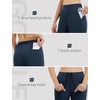 image:imagebaleaf Womens 2629 Work Pants Stretchy Golf Lightweight Stretch Flare Dress Pant Pockets Bussiness UPF 5029innavy Blue