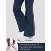 image:imagebaleaf Womens 2629 Work Pants Stretchy Golf Lightweight Stretch Flare Dress Pant Pockets Bussiness UPF 5029innavy Blue