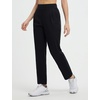 image:imagebaleaf Womens Fleece Lined Pants Golf Winter Pockets High Waisted Thermal Cold Travel WorkBlack