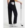 image:imagebaleaf Womens Fleece Lined Pants Golf Winter Pockets High Waisted Thermal Cold Travel WorkBlack