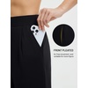 image:imagebaleaf Womens Fleece Lined Pants Golf Winter Pockets High Waisted Thermal Cold Travel WorkBlack