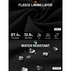 image:imagebaleaf Womens Fleece Lined Pants Golf Winter Pockets High Waisted Thermal Cold Travel WorkBlack