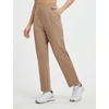 image:imagebaleaf Womens Fleece Lined Pants Golf Winter Pockets High Waisted Thermal Cold Travel WorkBrown