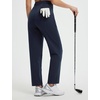 image:imagebaleaf Womens Fleece Lined Pants Golf Winter Pockets High Waisted Thermal Cold Travel WorkNavy Blue