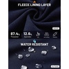 image:imagebaleaf Womens Fleece Lined Pants Golf Winter Pockets High Waisted Thermal Cold Travel WorkNavy Blue