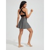 image:imagebaleaf Womens High Waisted 15 Swim Skirt Boxer Liner Quick Dry Bathing Suit Tankini Swimsuit Bottoms with Zipper PocketDark Gray
