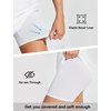 image:imagebaleaf Womens Swim Skirt Bottoms High Waisted Modest Bathing Suit Skirt Tummy Control Tankini Swimsuits 2024 Skort with Pocket Liner Swimming Bottoms for Women White XS