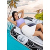 image:imagebaleaf Womens Swim Skirt Bottoms High Waisted Modest Bathing Suit Skirt Tummy Control Tankini Swimsuits 2024 Skort with Pocket Liner Swimming Bottoms for Women White XS