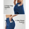 image:imagebaleaf Workout Leggings for Women with Pockets Drawstring Tummy Control Scrunch Butt 78 Ankle Petite Yoga Pants RunningNavy