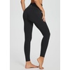 image:imagebaleaf Workout Leggings with Pockets for Women High Waisted Tummy Control Plus Size Yoga Pants for Running Gym AthleticBlack