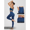 image:imagebaleaf Workout Leggings with Pockets for Women High Waisted Tummy Control Plus Size Yoga Pants for Running Gym AthleticGibraltar Sea