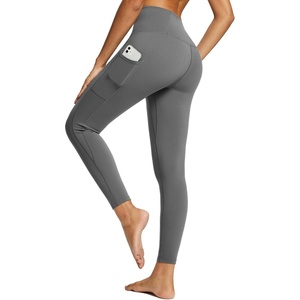 image:imagebaleaf Nuleaf High Waisted Workout Leggings for Women 25  Buttery Soft Tummy Control Gym Fitness Yoga 78 Pant with PocketsDark Grey