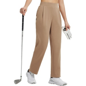 image:imagebaleaf Womens Fleece Lined Pants Golf Winter Pockets High Waisted Thermal Cold Travel WorkBrown