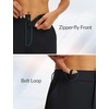 image:imagebaleaf Womens Golf Pants 2527 Straight Leg Stretch Work Travel Pant with Pockets Dressy Bussiness Casual Slacks UPF 50Black