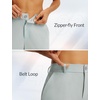 image:imagebaleaf Womens Golf Pants 2527 Straight Leg Stretch Work Travel Pant with Pockets Dressy Bussiness Casual Slacks UPF 50Light Gray