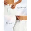 image:imagebaleaf Womens Golf Pants 2527 Straight Leg Stretch Work Travel Pant with Pockets Dressy Bussiness Casual Slacks UPF 50Star White