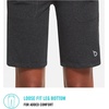 image:imagebaleaf Womens Bermuda Long Shorts 10 Knee Length High Rise Athletic Shorts Pull On Workout Walking Golf Running SummerCotton Blend  Heather Gray
