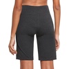 image:imagebaleaf Womens Bermuda Long Shorts 10 Knee Length High Rise Athletic Shorts Pull On Workout Walking Golf Running SummerCotton Blend  Heather Gray