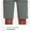 image:imagebaleaf Womens Bermuda Long Shorts 10 Knee Length High Rise Athletic Shorts Pull On Workout Walking Golf Running SummerGray