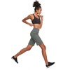 image:imagebaleaf Womens Bermuda Long Shorts 10 Knee Length High Rise Athletic Shorts Pull On Workout Walking Golf Running SummerGray