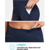 image:imagebaleaf Womens Bermuda Long Shorts 10 Knee Length High Rise Athletic Shorts Pull On Workout Walking Golf Running SummerNavy