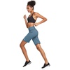 image:imagebaleaf Womens Bermuda Long Shorts 10 Knee Length High Rise Athletic Shorts Pull On Workout Walking Golf Running SummerNiagara