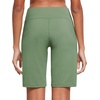 image:imagebaleaf Womens Bermuda Long Shorts 10 Knee Length High Rise Athletic Shorts Pull On Workout Walking Golf Running SummerOlive Green