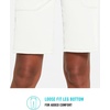 image:imagebaleaf Womens Bermuda Long Shorts 10 Knee Length High Rise Athletic Shorts Pull On Workout Walking Golf Running SummerWhite