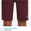 image:imagebaleaf Womens Bermuda Long Shorts 10 Knee Length High Rise Athletic Shorts Pull On Workout Walking Golf Running SummerWine Red