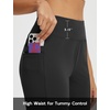 image:imagebaleaf Womens Bermuda Shorts 12 Long Knee Length Running Athletic High Waist Zipper Pocket Quick Dry Loose FitBlack