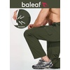 image:imagebaleaf Mens Hiking Pants Water Resistant Cargo Quick Dry Travel Elastic Waist with Zip Pockets UPF 50 for Work RunningArmy Green