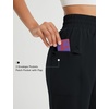 image:imagebaleaf Womens 7 Athletic Shorts Quick Dry Running Workout Lightweight High Waisted Long Shorts with PocketsBlack