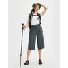 image:imagebaleaf Womens Hiking Capri Pants UPF 50 Quick Dry Lightweight 4Way Stretch Wide Leg Summer Travel Walking Plus Size17 Capris  Grey