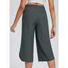 image:imagebaleaf Womens Hiking Capri Pants UPF 50 Quick Dry Lightweight 4Way Stretch Wide Leg Summer Travel Walking Plus Size20 Capris  Grey