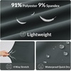image:imagebaleaf Womens Hiking Capri Pants UPF 50 Quick Dry Lightweight 4Way Stretch Wide Leg Summer Travel Walking Plus Size20 Capris  Grey