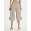 image:imagebaleaf Womens Hiking Capri Pants UPF 50 Quick Dry Lightweight 4Way Stretch Wide Leg Summer Travel Walking Plus Size20 Capris  Light Khaki